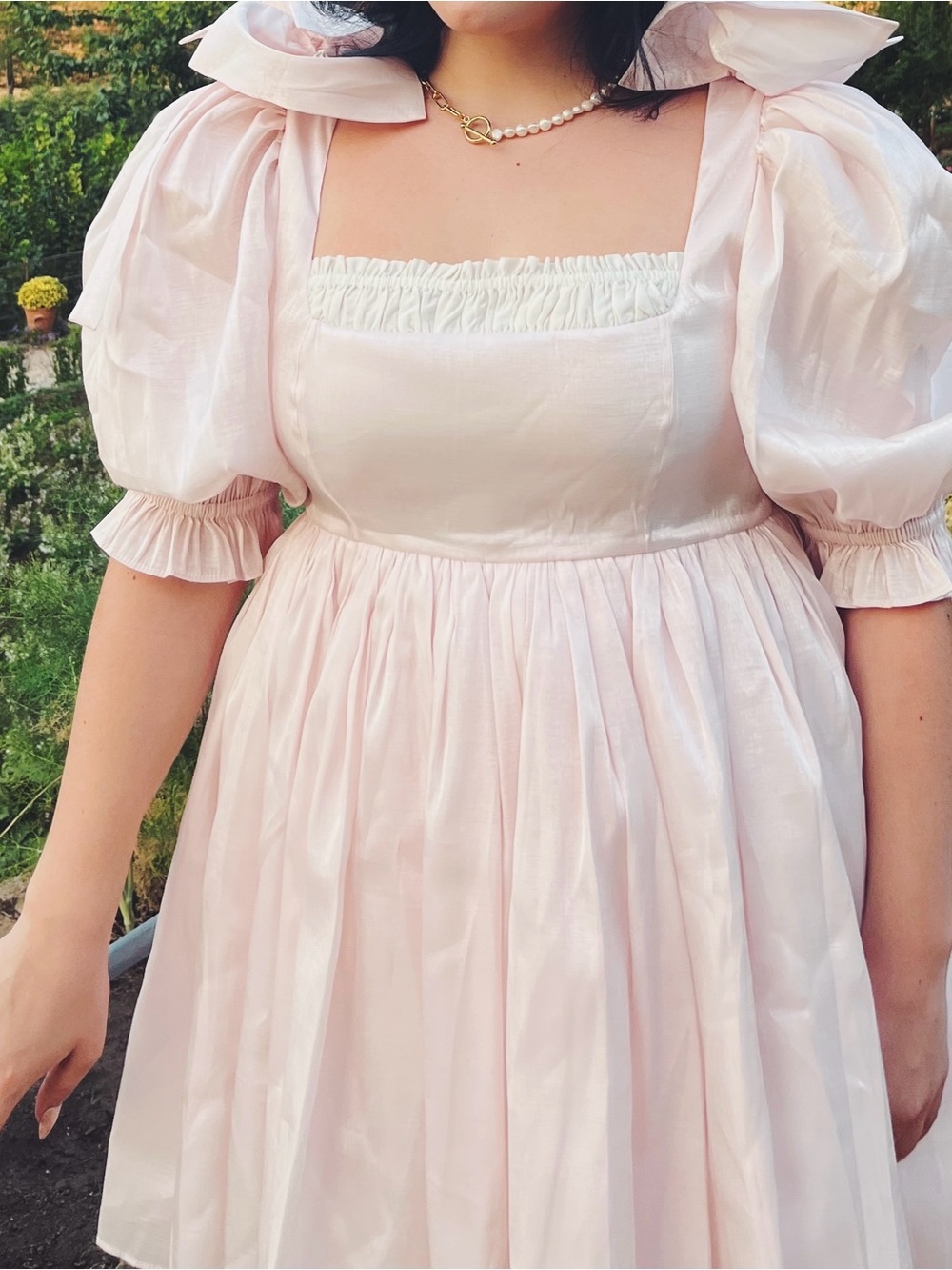 Selkie da Vinci puff dress